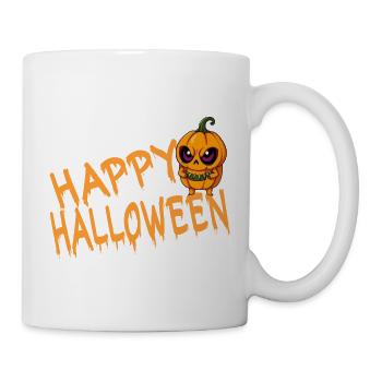 Halloween Citrouille Joyeux halloween - Mug blanc - blanc - Droite