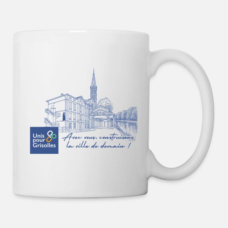 tshirt_unispourgrisolles - Mug - white