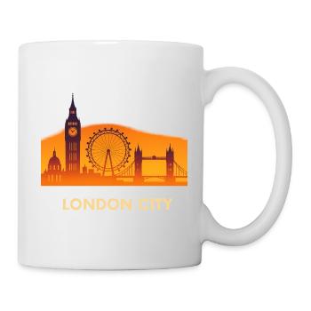 London City Silhouette - Mug - white - Right