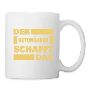 Work Concrete Worker - Mug - white - Right