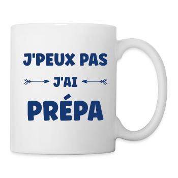 J'peux pas j'ai prépa - Mug blanc - blanc - Droite
