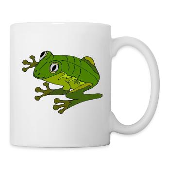 Grenouille - Mug blanc - blanc - Droite
