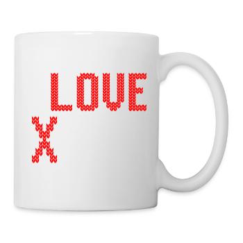 Je l’aime bien les Noëls moches de Noël - Mug blanc - blanc - Droite