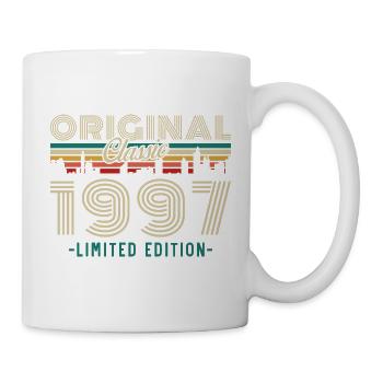 Original 1997 Vintage Retro Geburtstagsgeschenk - Tasse - Weiß - Rechts