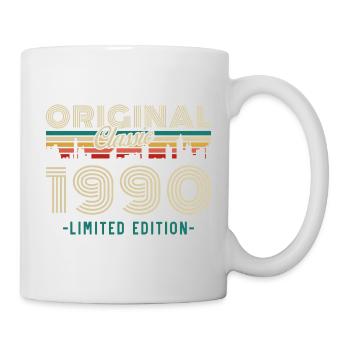 Original 1990 Vintage Rétro Cadeau D'anniversaire - Mug blanc - blanc - Droite