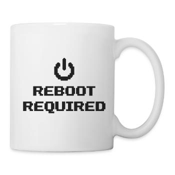 REBOOT REQUIRED Restart Required - Mug - white - Right