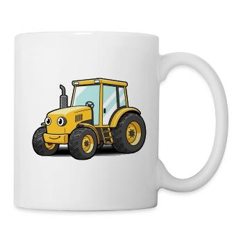 Traktor - Tasse - Weiß - Rechts