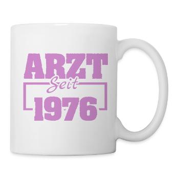 Dermatologe 1976 - Tasse - Weiß - Rechts