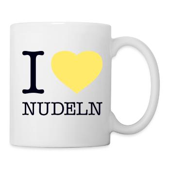 J'adore les pâtes - Mug blanc - blanc - Droite