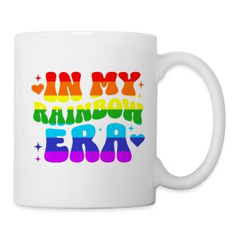 Cadeau de la fierté LGBTQ Arc-en-ciel Diversité - Mug blanc - blanc - Droite