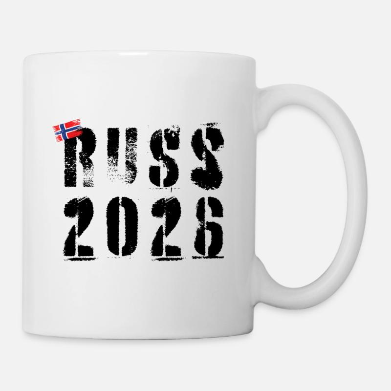 RUSSIE 2026 Année Grunge - Mug blanc - blanc