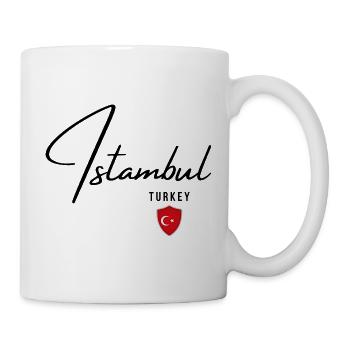 Design élégant Istanbul, fierté turque - Mug blanc - blanc - Droite