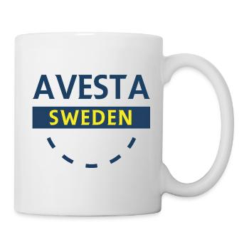 Avesta Sweden Circular Logo - Mug - white - Right
