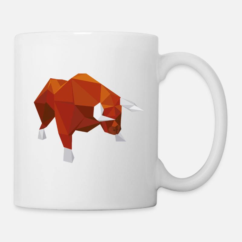 taureau - Mug blanc - blanc