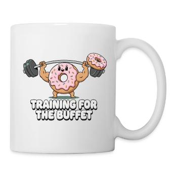 Donut Strength Training Humor - Mug - white - Right