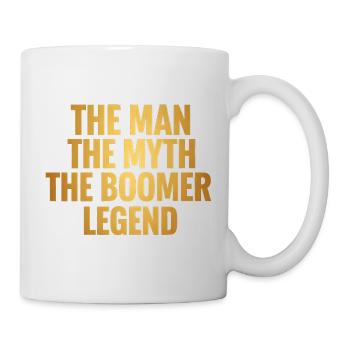L’homme Le mythe La légende du baby-boomer Proud Boo - Mug blanc - blanc - Droite