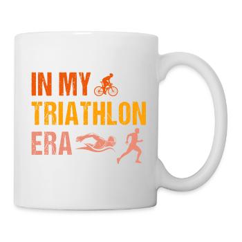 Triathlon Swimming Cycling Running Vintage Sports - Mug - white - Right