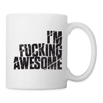 I'm fucking awesome - Mug blanc - blanc - Droite