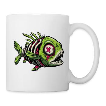 Zombie Fish Graffiti - Mug - white - Right
