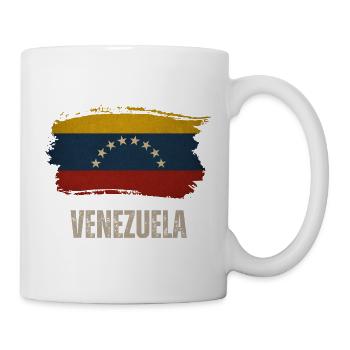 Drapeau du Venezuela, vintage Venezuela - Mug blanc - blanc - Droite