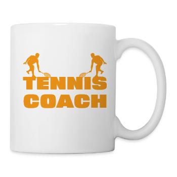 Ich bin Tenniscoach kein Ziel - Tasse - Weiß - Rechts