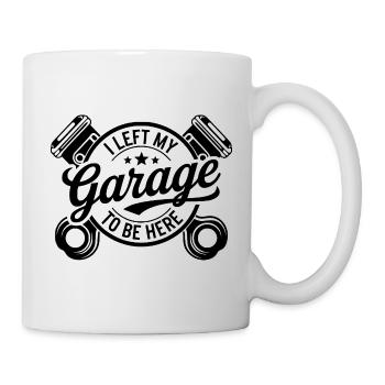Devis mécanicien j’ai quitté mon garage - Mug blanc - blanc - Droite