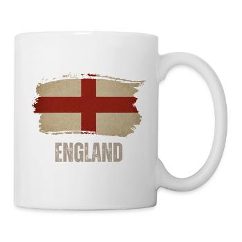Flag of England, made in England - Mug - white - Right