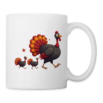 Thanksgiving Truthahn Baby - Tasse - Weiß - Rechts
