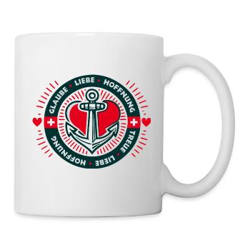Faith love hope - Mug - white - Right