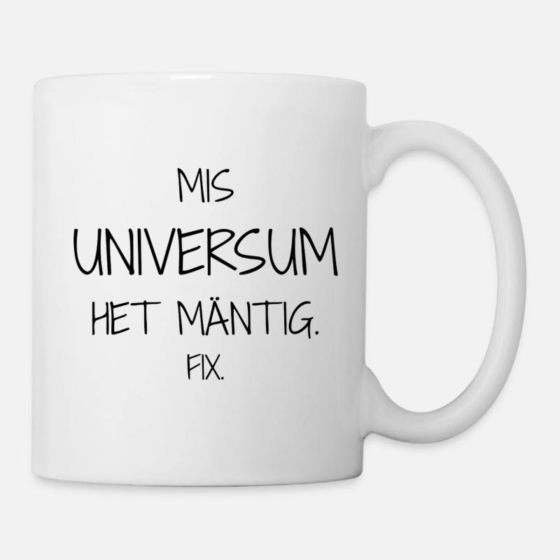 Statement design – irony in everyday life - Mug - white