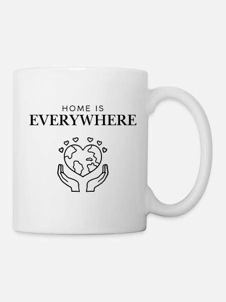 Home_Is_Everywhere_icon_black - Mug - white