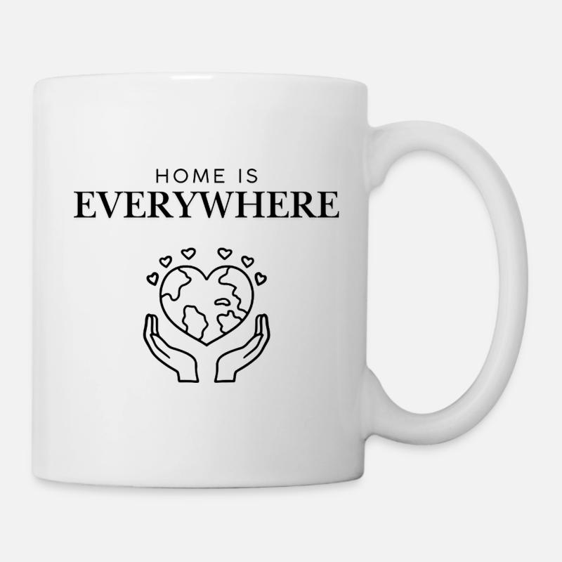Home_Is_Everywhere_icon_black - Mug - white