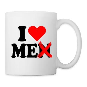 I Love Me Men Ich Liebe Mich Selbstliebe Frauen - Tasse - Weiß - Rechts