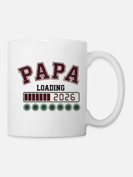 Papa 2026 Loading - Tasse - Weiß
