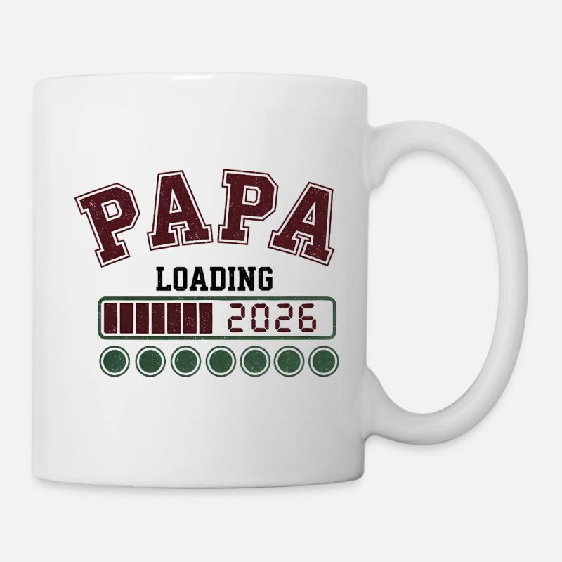Papa 2026 Caricamento - Tazza - bianco