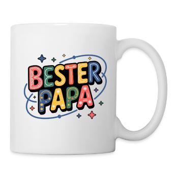 Best Dad – Colorful Letters - Mug - white - Right