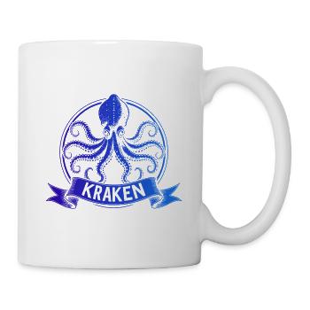 Kraken Krake Tintenfisch Octopus - Mug blanc - blanc - Droite