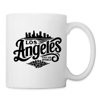 Los Angeles City of Angels California shirt LA - Mug - white - Right