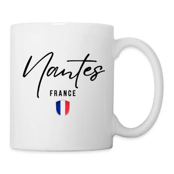 Elegantes Design von Nantes, Nantes, Frankreich - Tasse - Weiß - Rechts