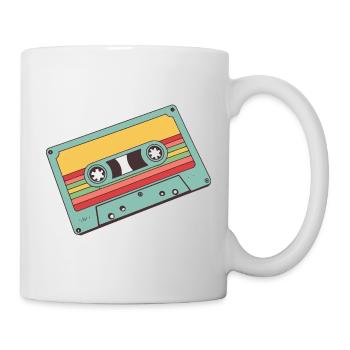 Retro Pastel Cassette - Mug - white - Right