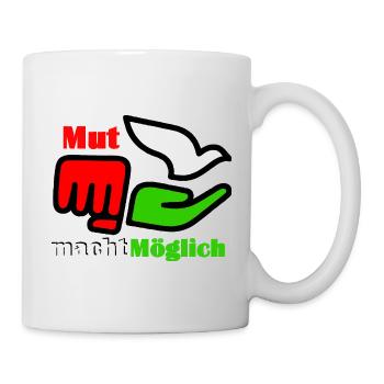 Mut power Möglich - Mug blanc - blanc - Droite