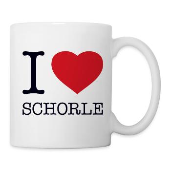 I love Schorle - Tasse - Weiß - Rechts