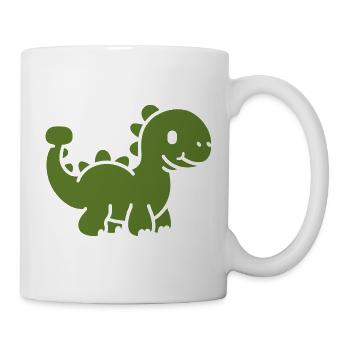 Cute Little Dinosaur - Mug - white - Right
