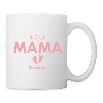 Mutter 2026 Schwangerschaftsankündigung Mama - Tasse - Weiß - Rechts
