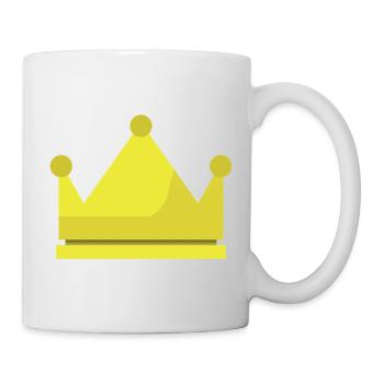 Krone - Tasse - Weiß - Rechts