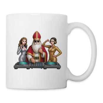 SAINT-NICOLAS DJ - spirit of Christmas - Mug - white - Right