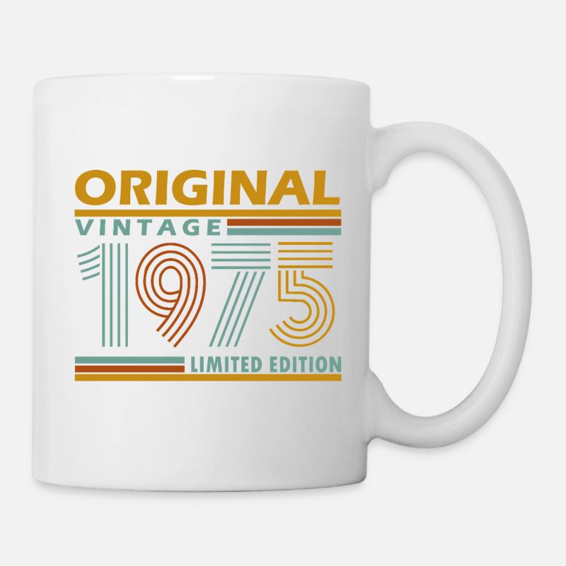 Original Vintage 1975 Edition Limitée - Mug blanc - blanc