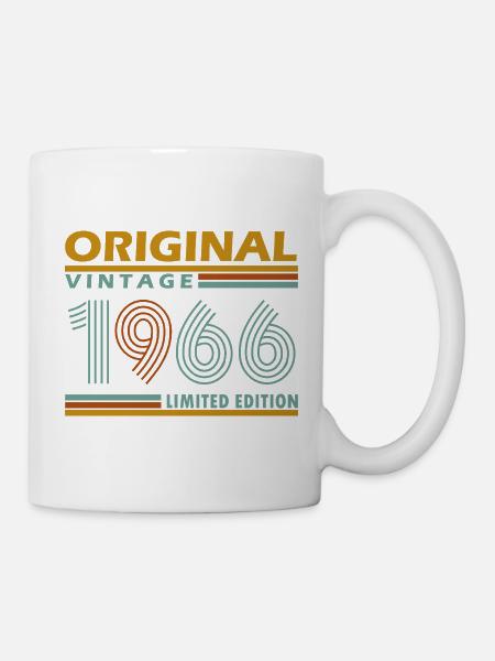 Original Vintage 1966 Edition Limitée 60 Ans - Mug blanc - blanc
