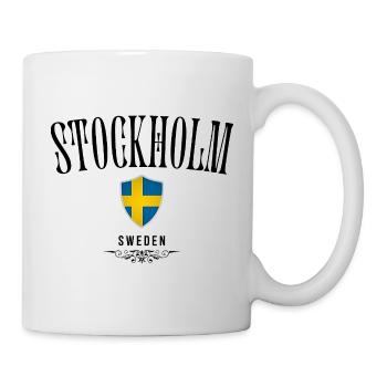 Souvenir Stockholm, Stockholm Suède - Mug blanc - blanc - Droite