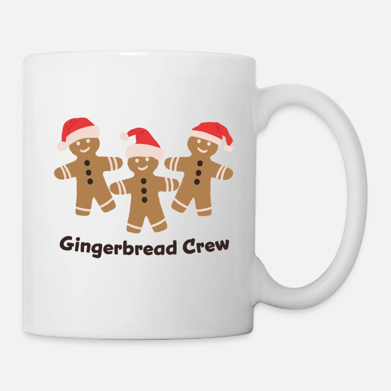 Gingerbread Crew - Cuisson de biscuits de Noël - Mug blanc - blanc